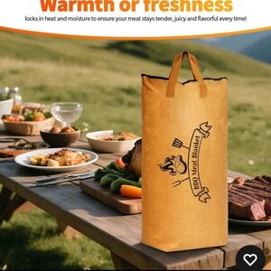 Orange Insulated BBQ Bag